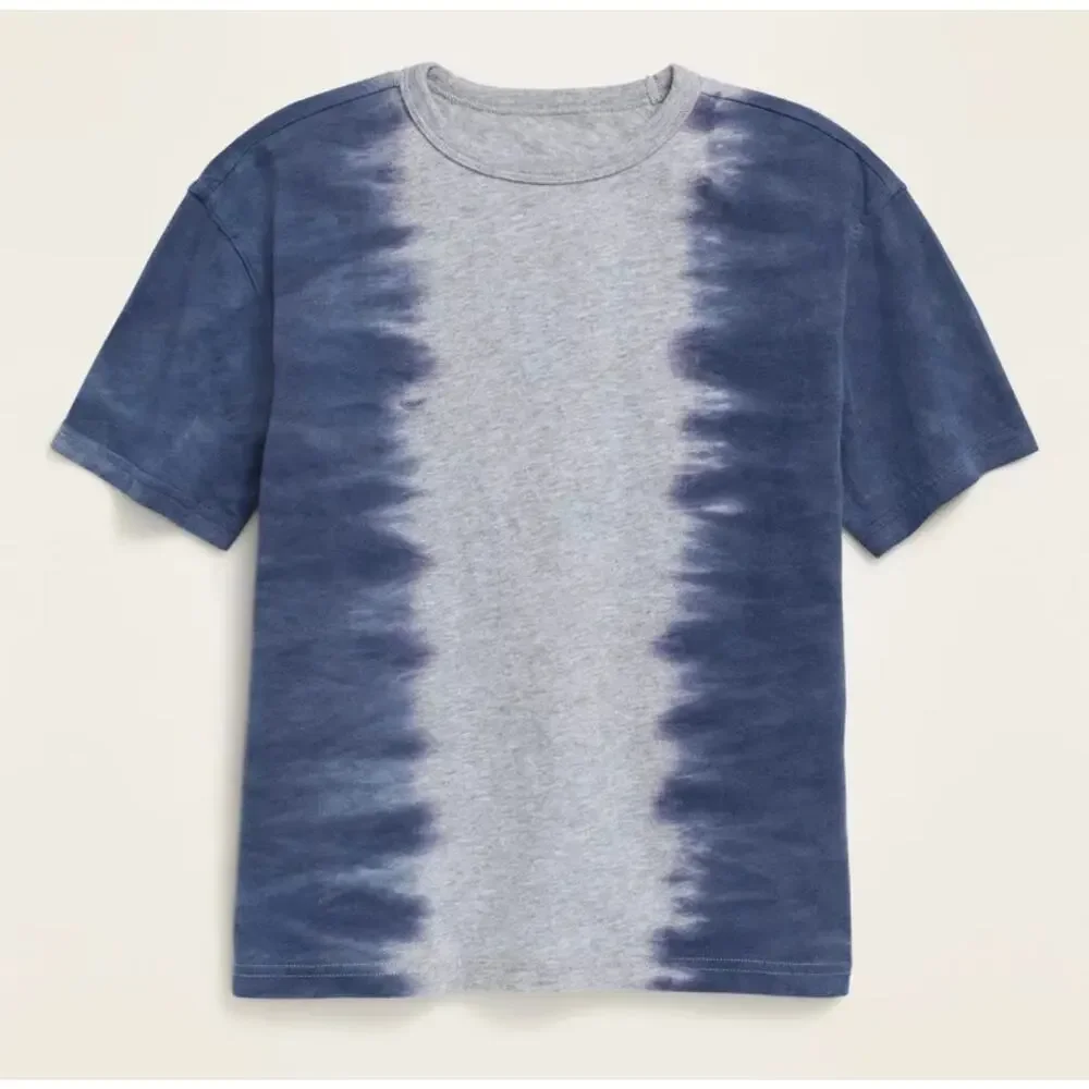 POPSUGAR x Old Navy Dip-Dyed Tee - Blue/Gray, Size M 8